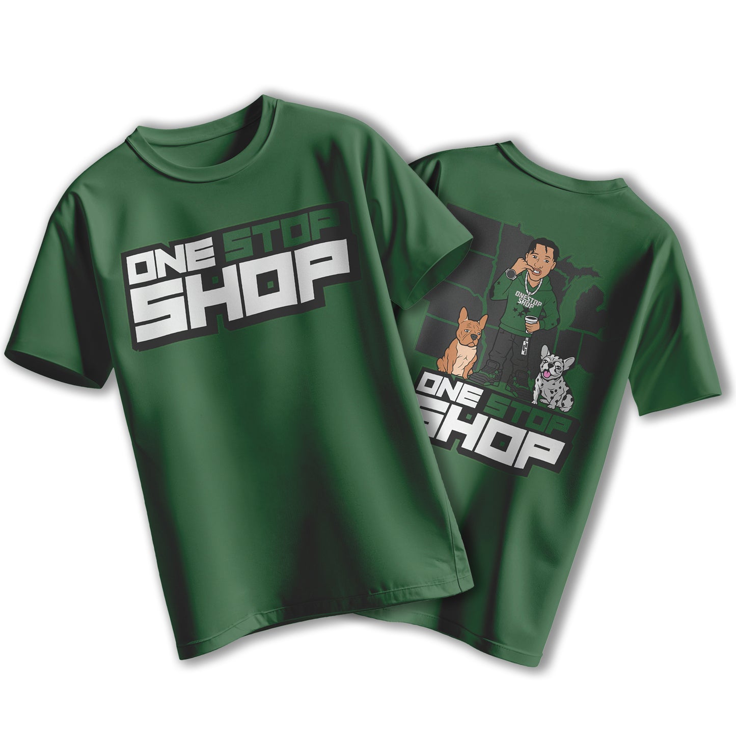 Hunter Green One Stop Shop Tee