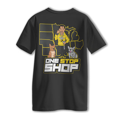 Black One Stop Shop Tee