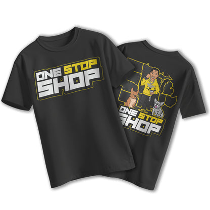 Black One Stop Shop Tee