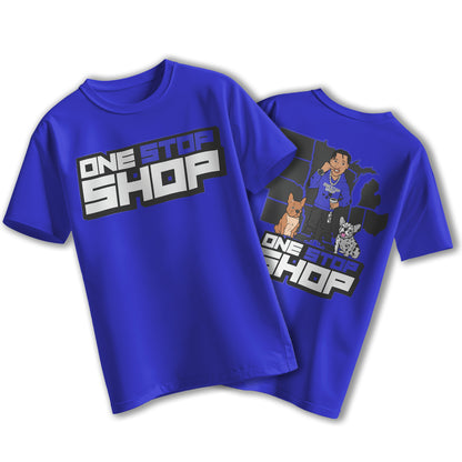 Royal Blue One Stop Shop Tee