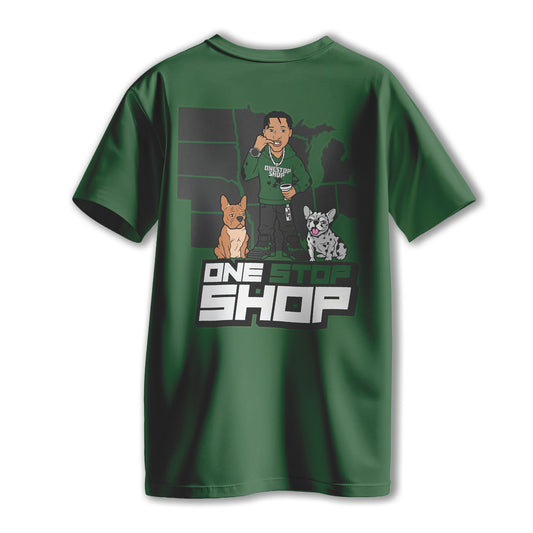 Hunter Green One Stop Shop Tee