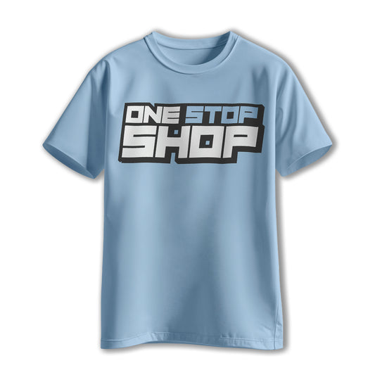 Light Blue One Stop Shop Tee