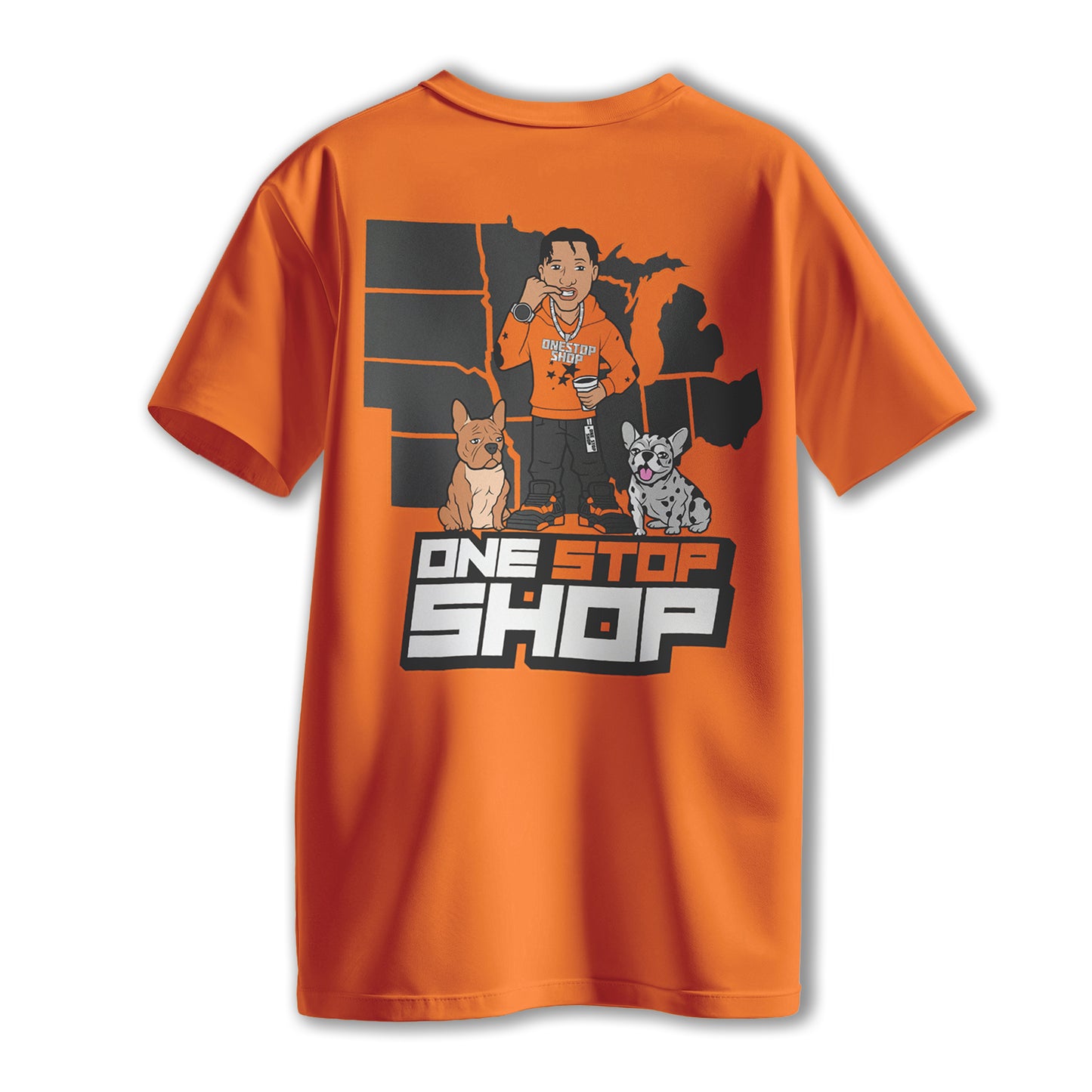 Orange One Stop Shop Tee