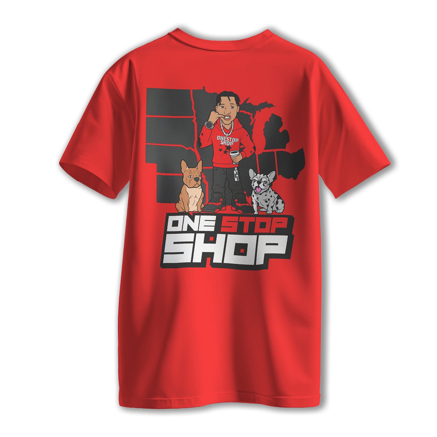 Red One Stop Shop Tee